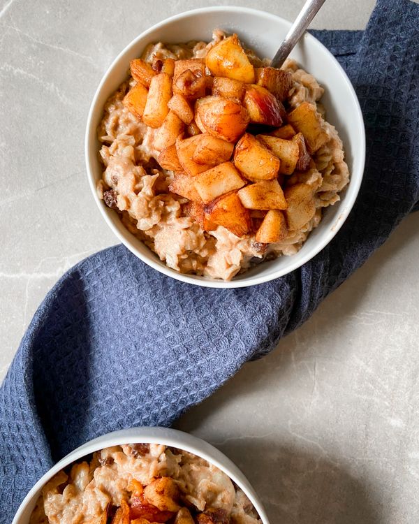 Pieczona owsianka z jabłkiem – przepis